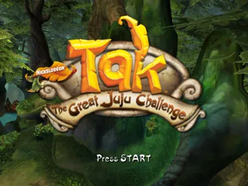 Nickelodeon Tak - The Great Juju Challenge screen shot title